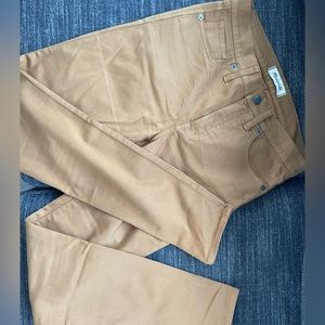 Madewell mustard pants